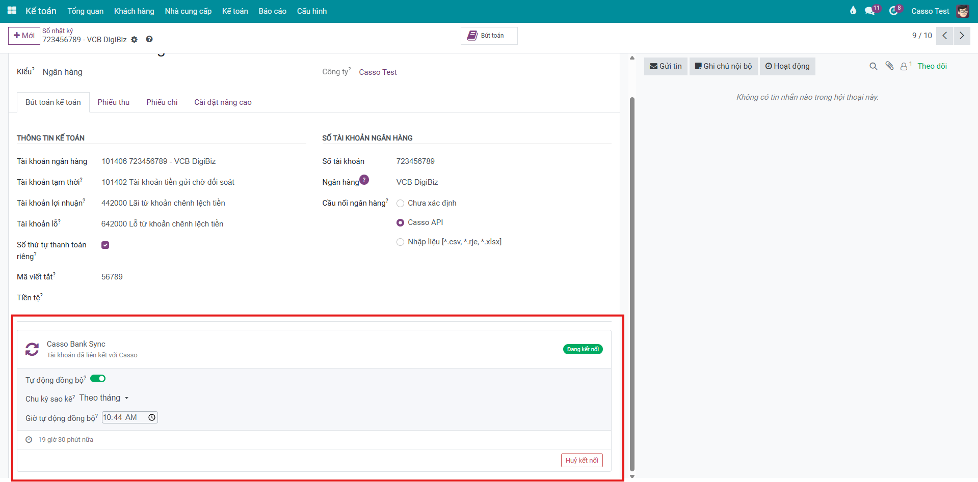 Cron auto-sync configuration