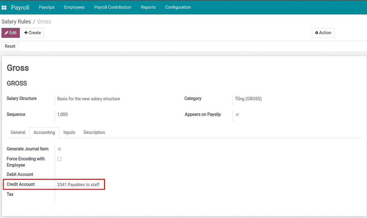 Vietnam Payroll - Accounting Integration