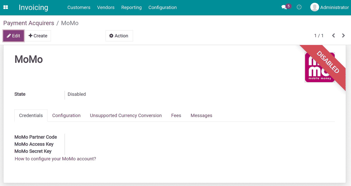 MoMo Payment Provider