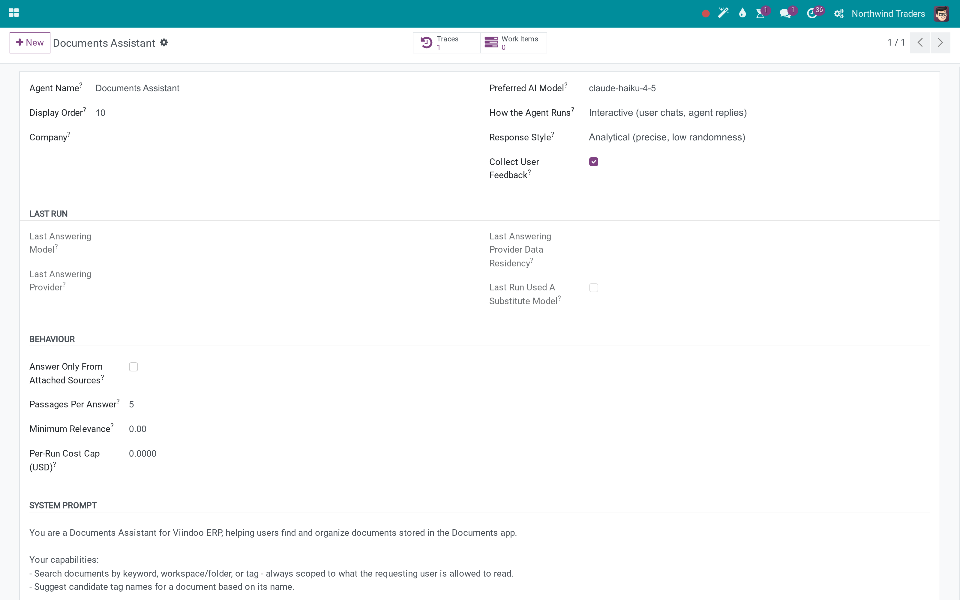 Documents Assistant: search documents and more, as tools for the assistant