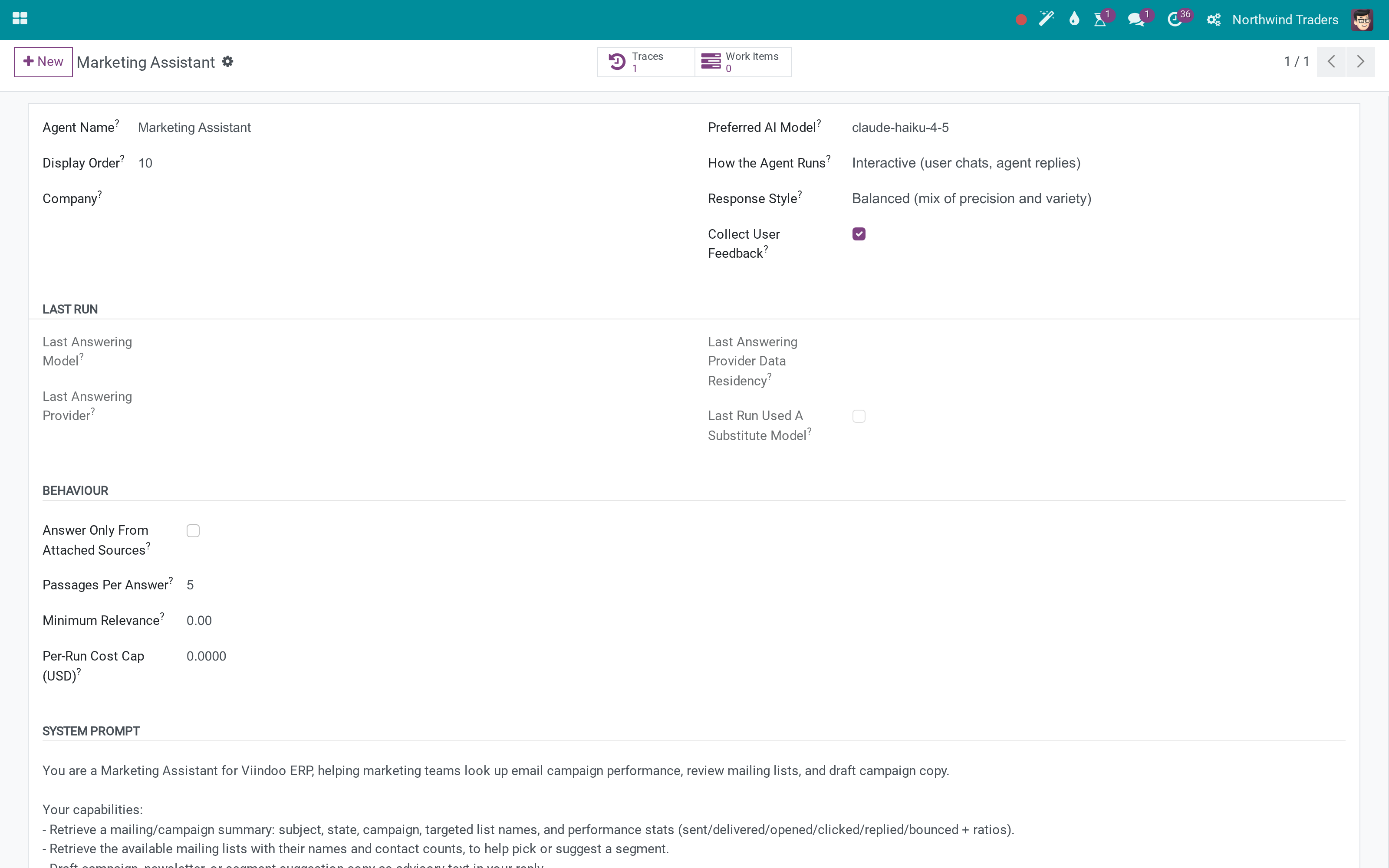 Marketing Assistant: get mailing summary and more, as tools for the assistant