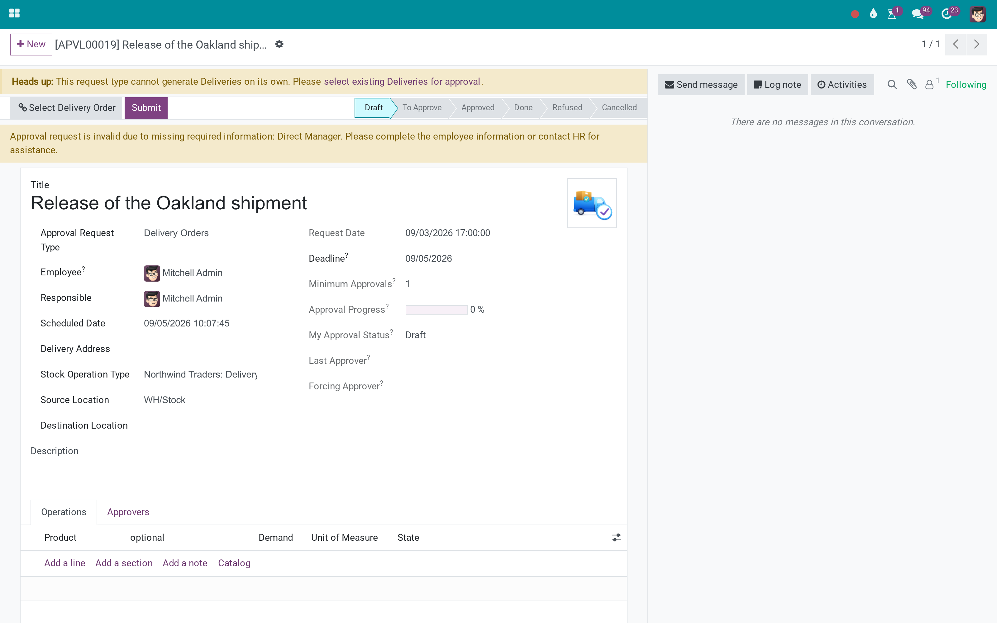 OmniApproval™ - Analytic Accounting Approvals: Approve the spend against the account it will hit
