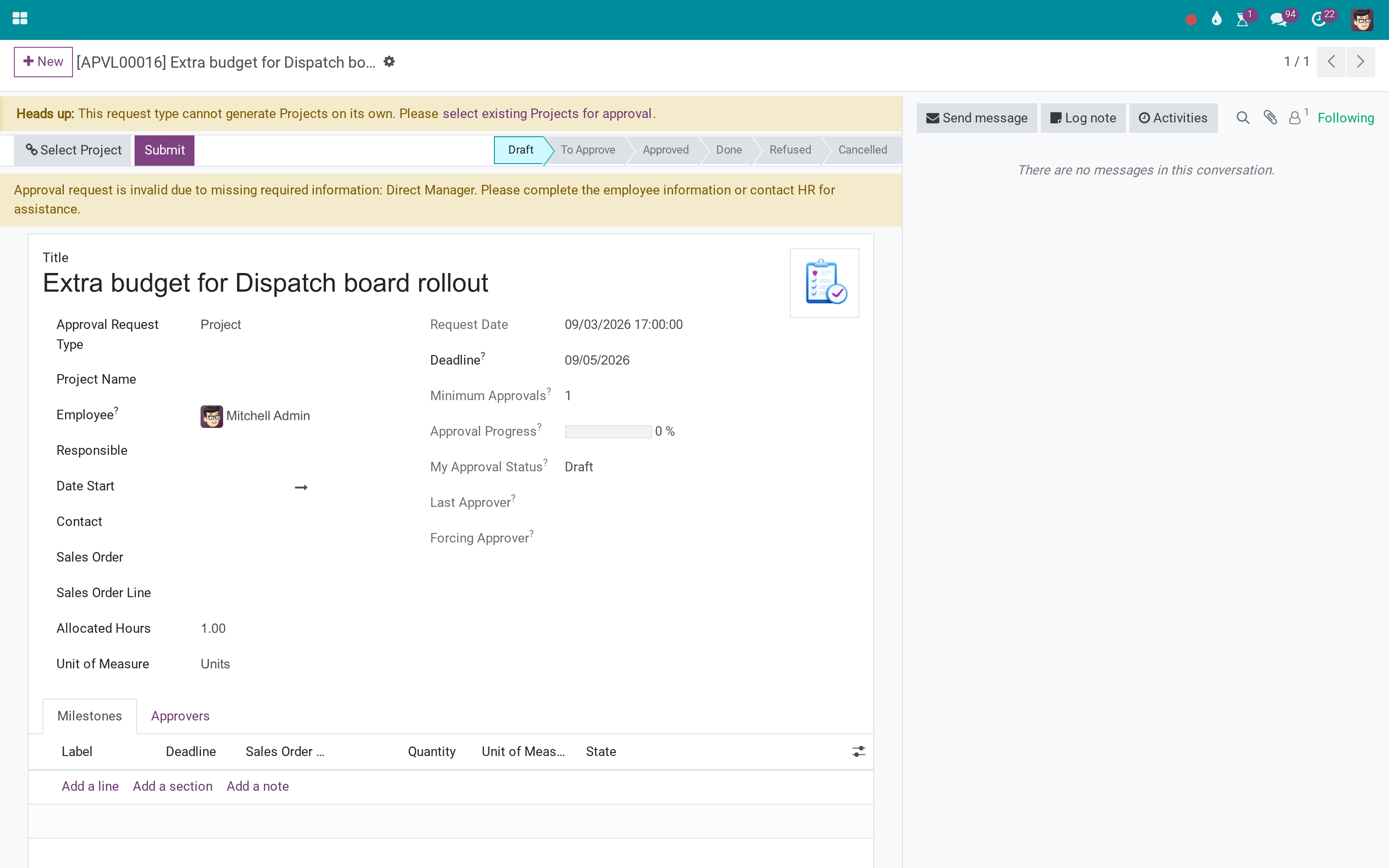 OmniApproval™ - Project & Task Approvals: Approve it with the project in front of you