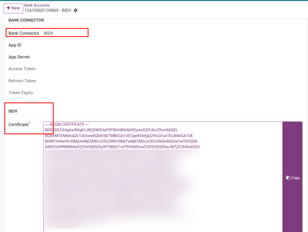 BIDV Connector Overview
