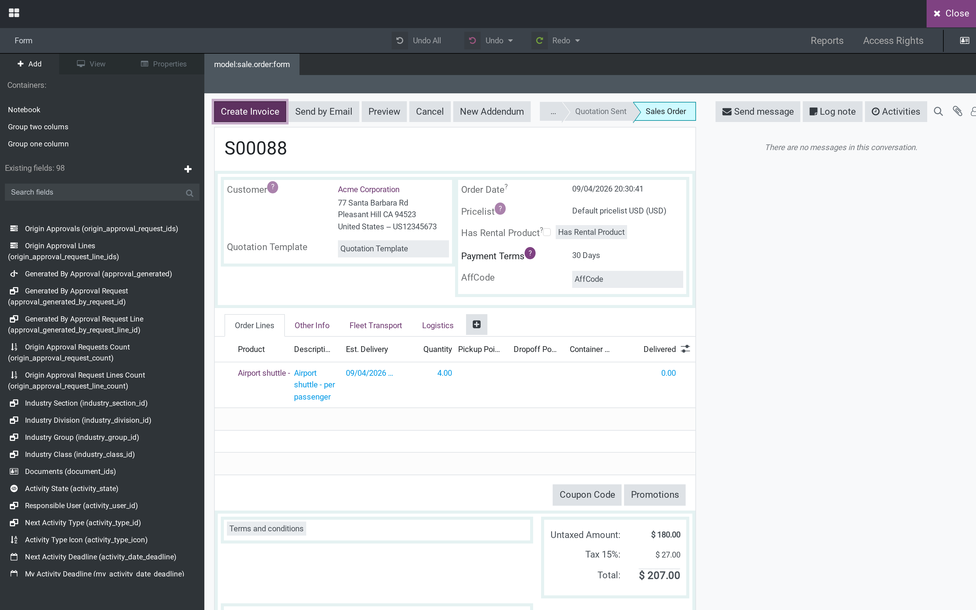 The Customizer on the responsive backend