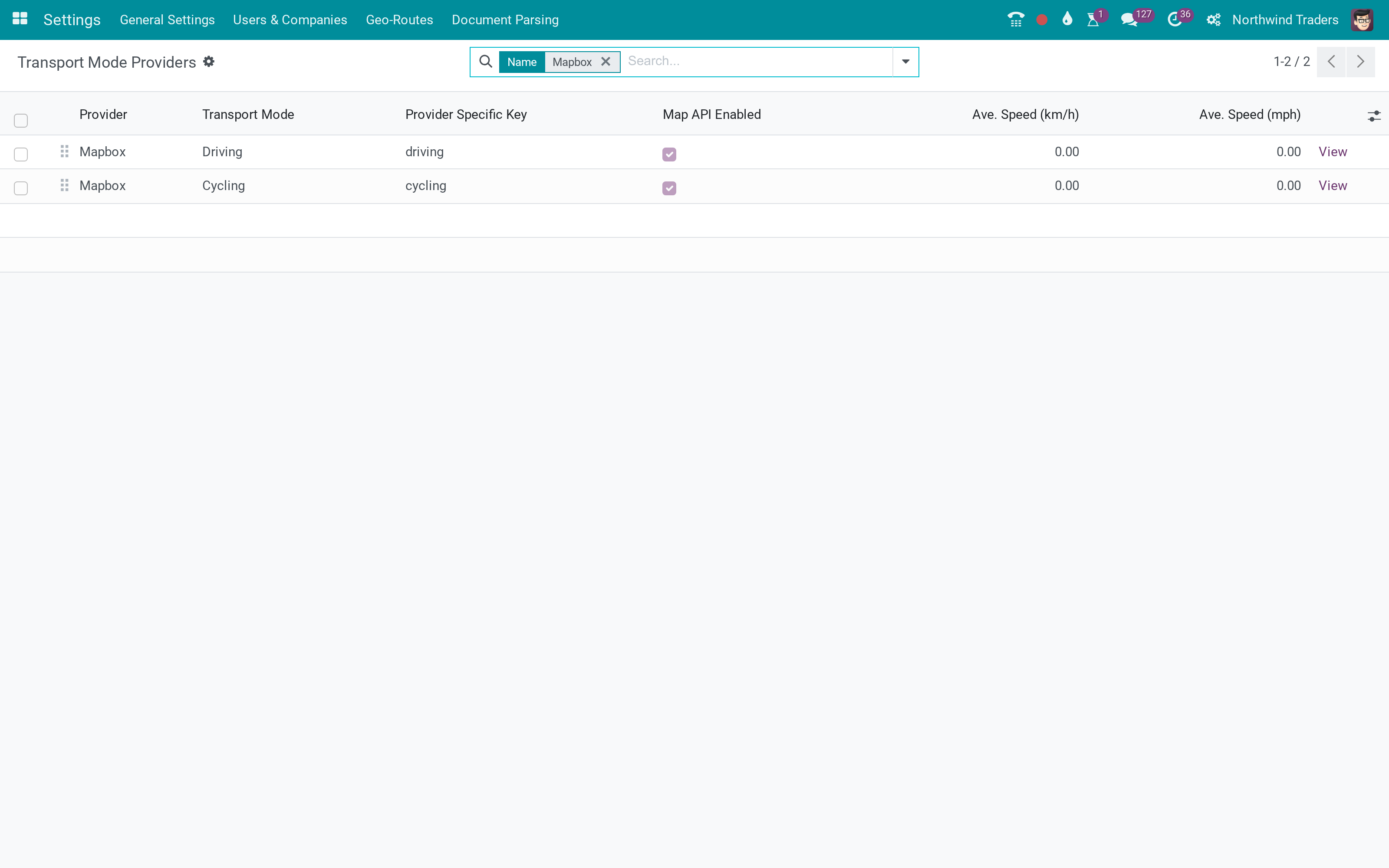 Mapbox providers