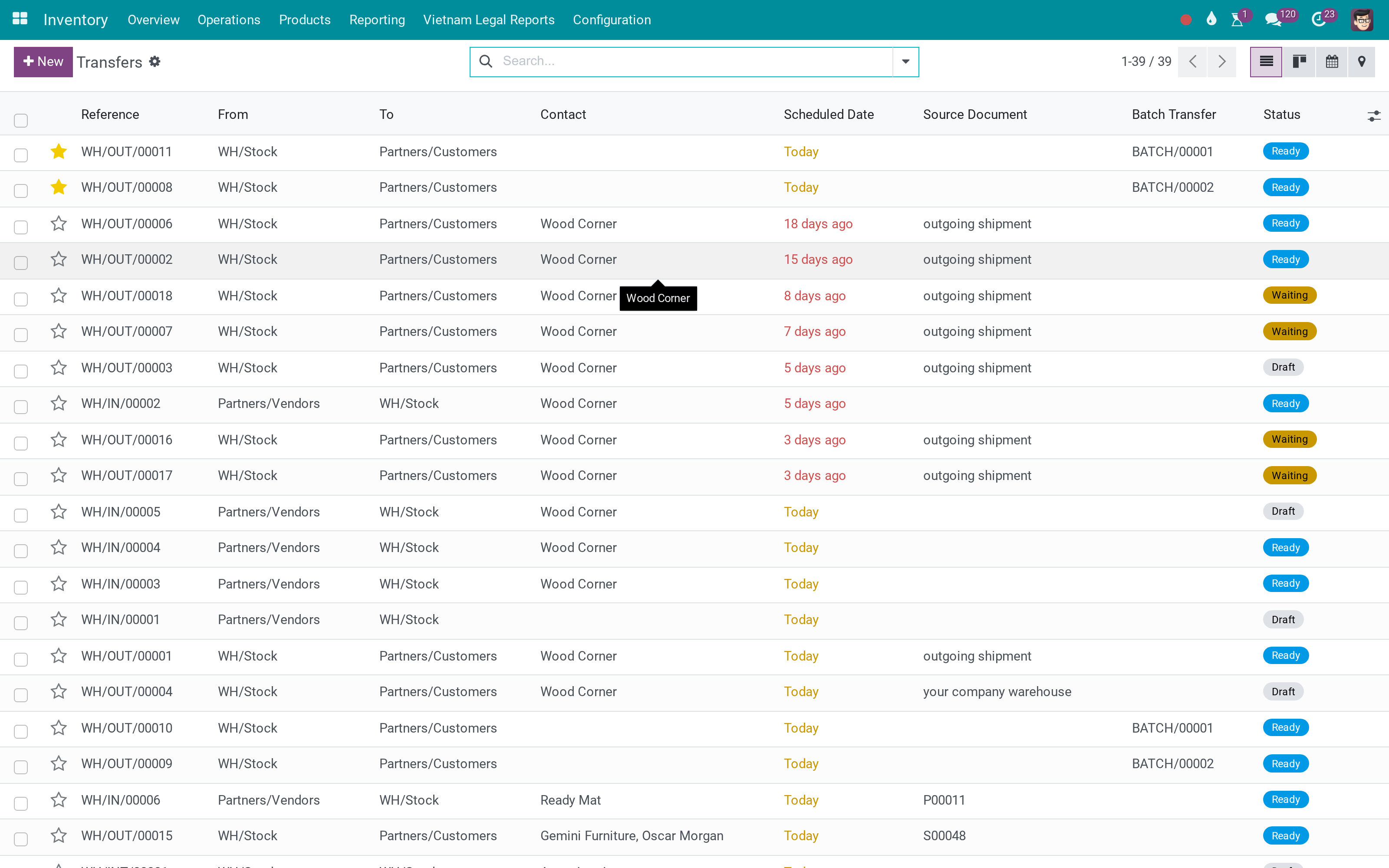 The operator who validated the delivery can text the customer