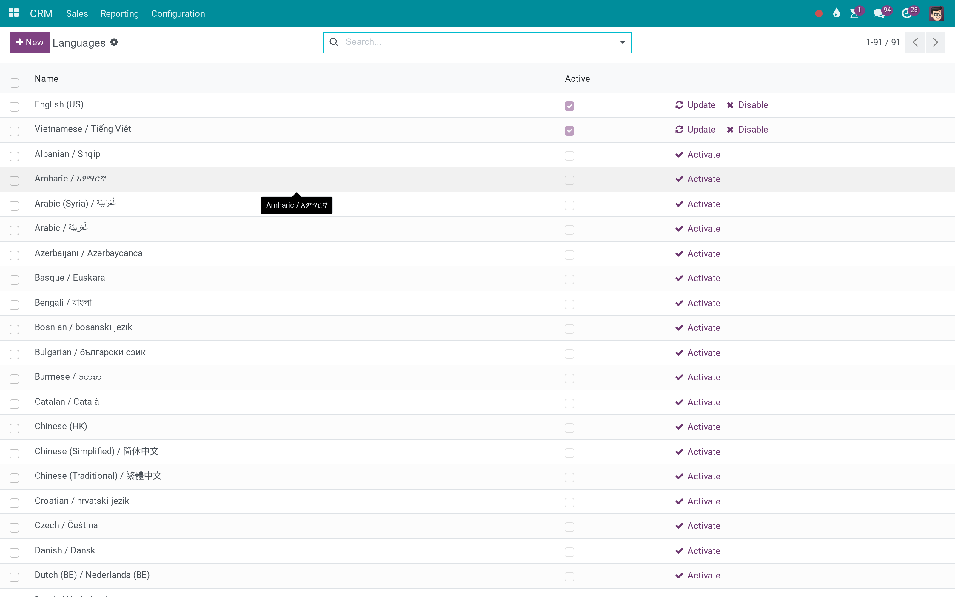 Languages