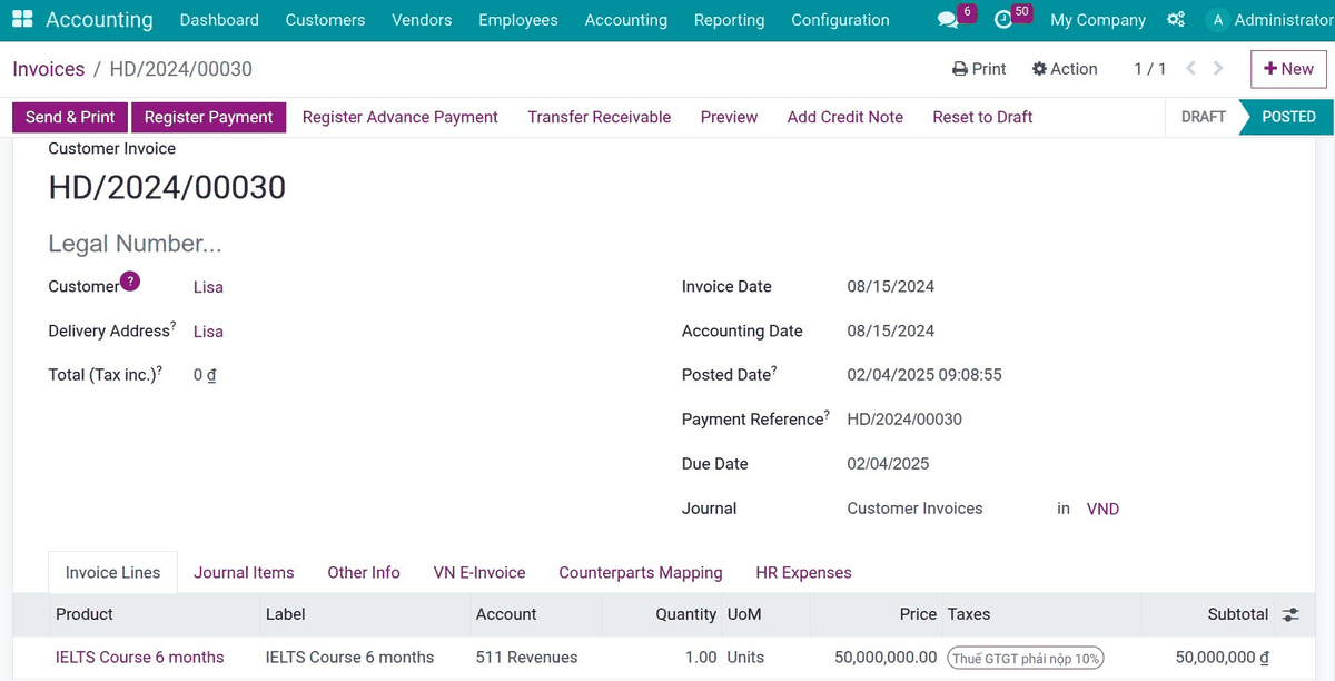 Account Reconciliation Widget