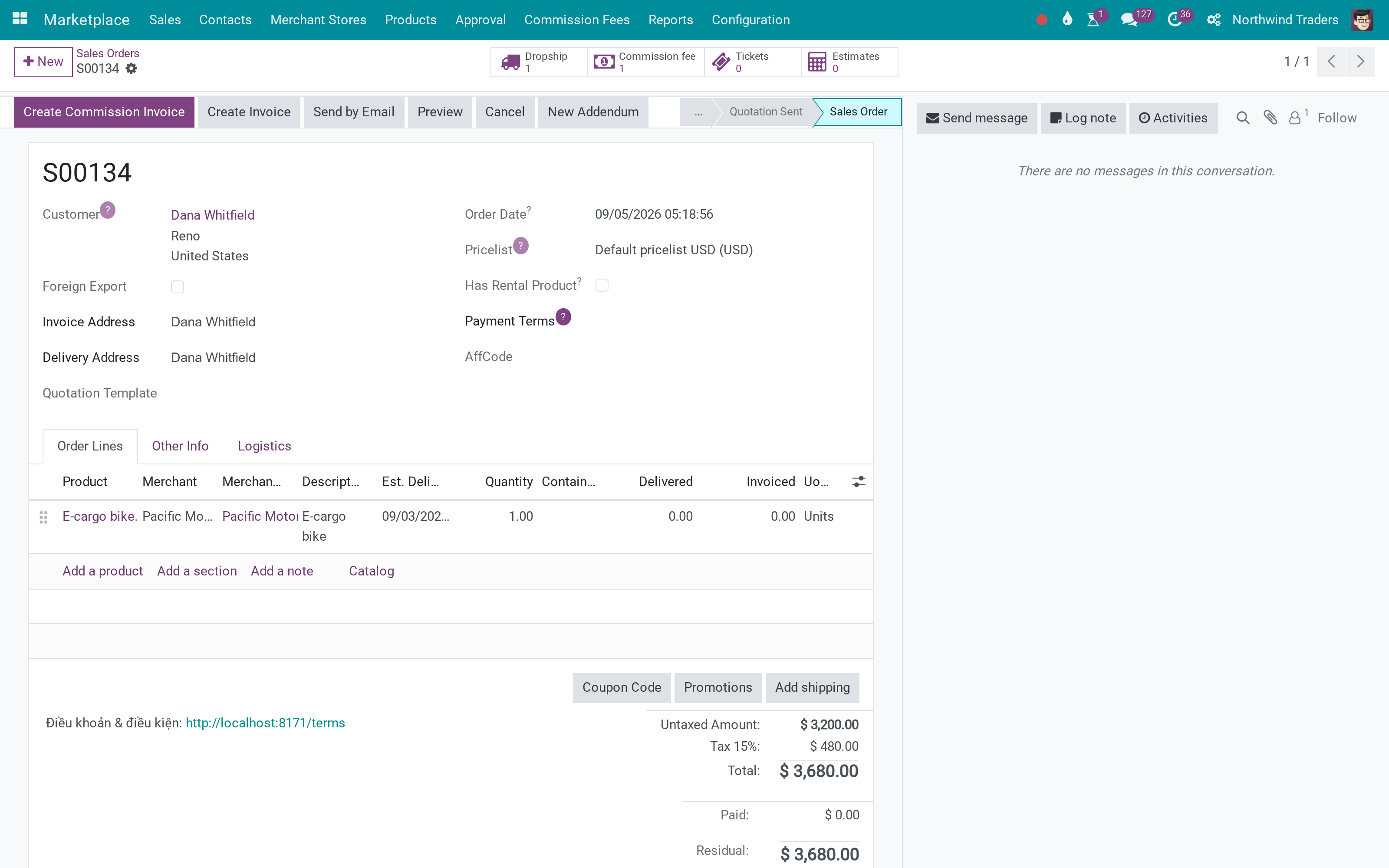 Affiliate commissions verified when the merchant order is paid