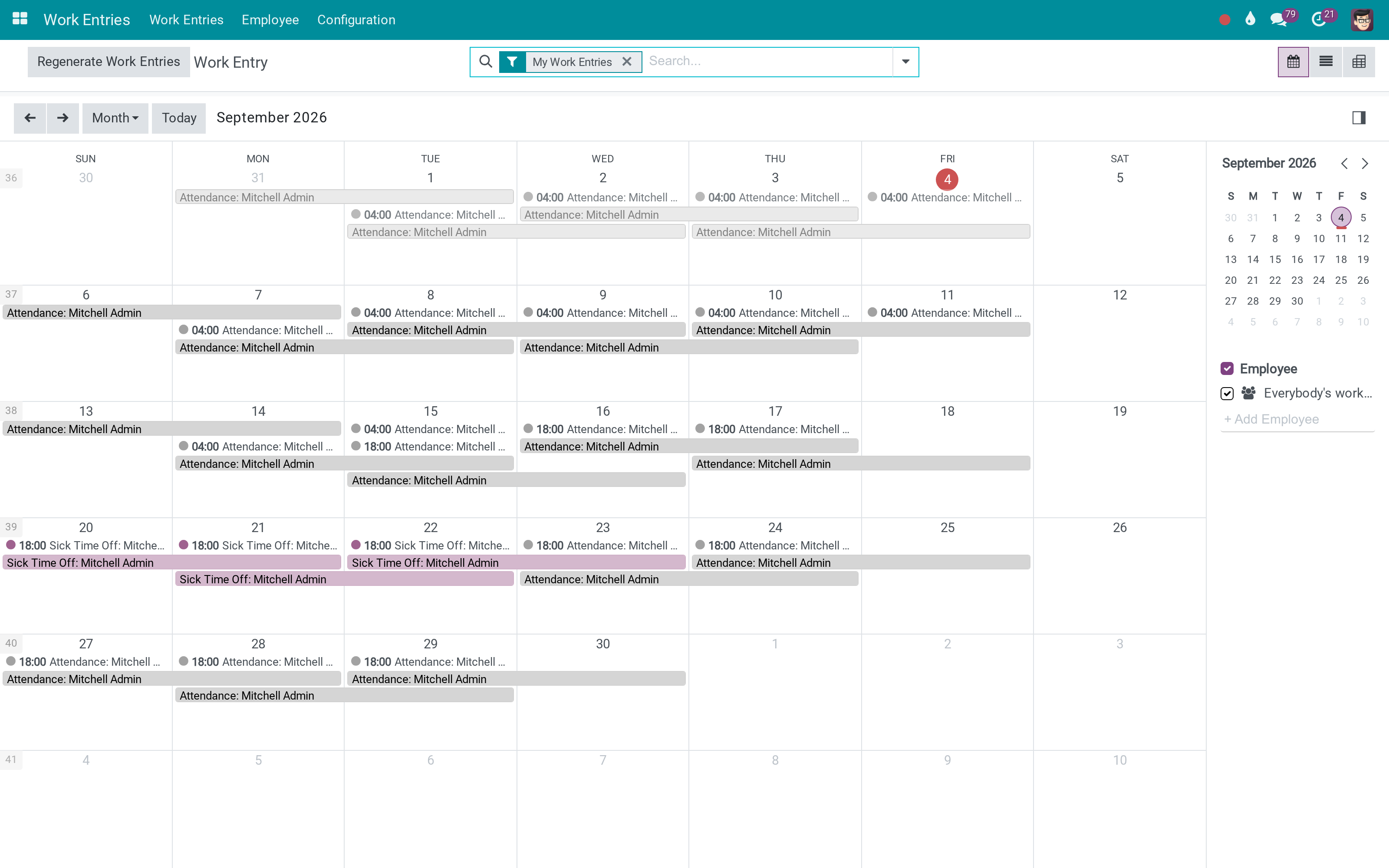 Work entries you can read, track and correct