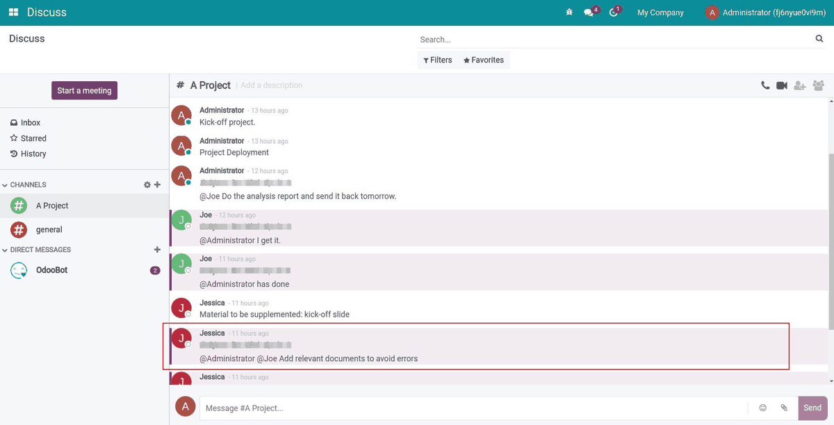 Display Recipients in Email