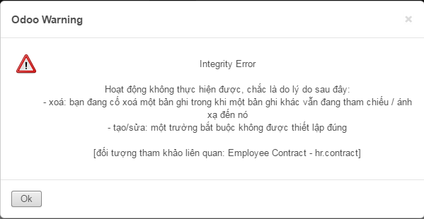 Tạo lại dữ liệu trên Erponline