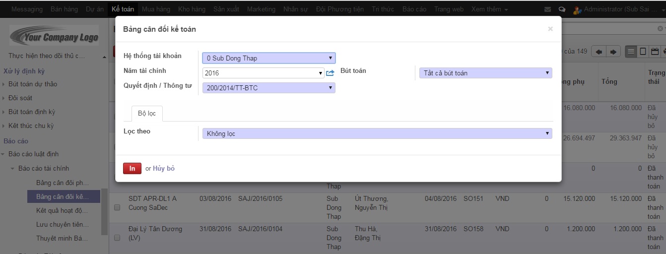 Không xem được Time sheet to validate ERP