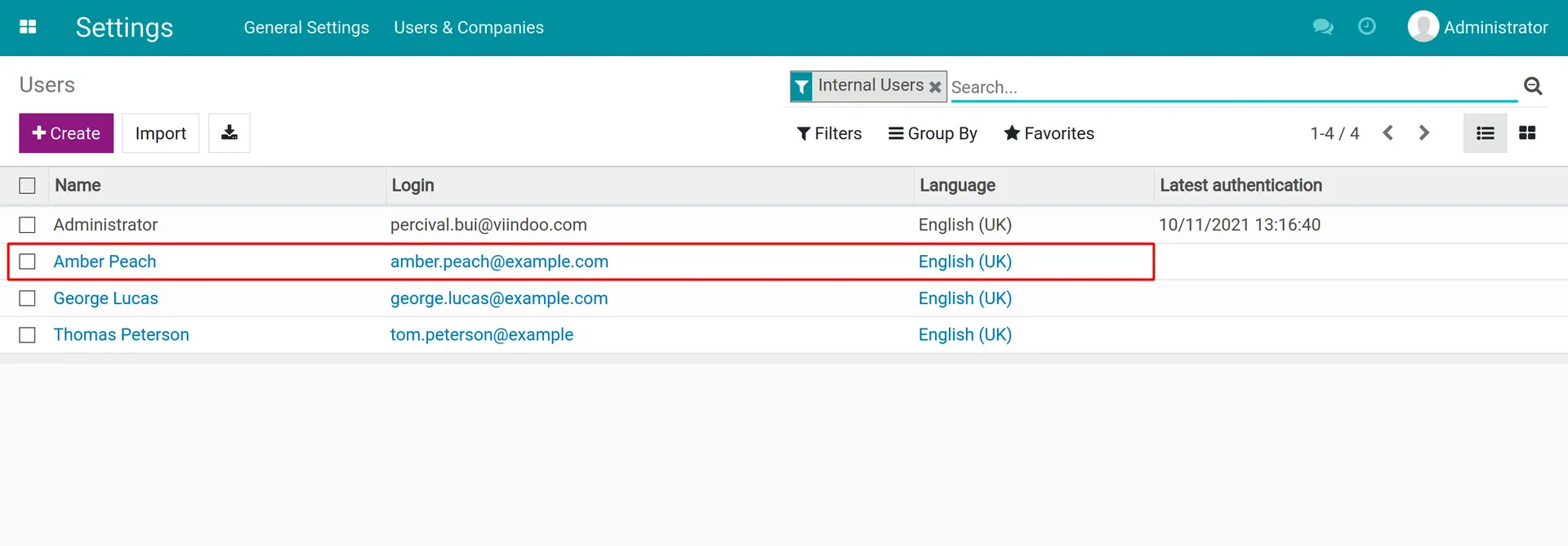 Access the User Authorization form access-user
