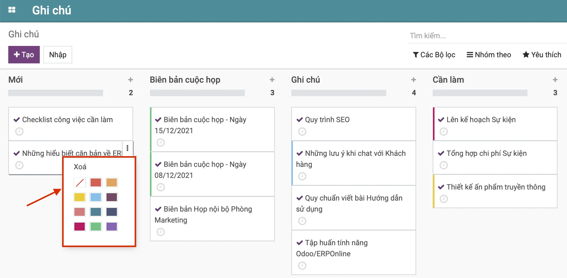 Thiết lập màu sắc cho Ghi chú trong ERPOnline thiet-lap-mau-cho-ghi-chu-trong-erponline